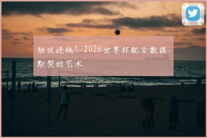 助攻连线！2026世界杯配合数据，默契的艺术